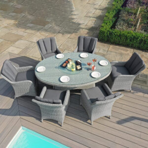 2903-kit-asc-180-ov-sq2-large-1 Ascot 6 Seat Oval Rattan Dining Set with Lazy Susan & Weatherproof Cushions