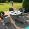 2980-kit-asc-120-ro-sq4-large-1 Ascot 4 Seat Round Rattan Dining Set with Weatherproof Cushions