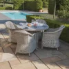 39538-kit-ox-120-ro-hc-cg-10-large Oxford Heritage 4 Seat Round Rattan Dining Set β Ceramic Glass