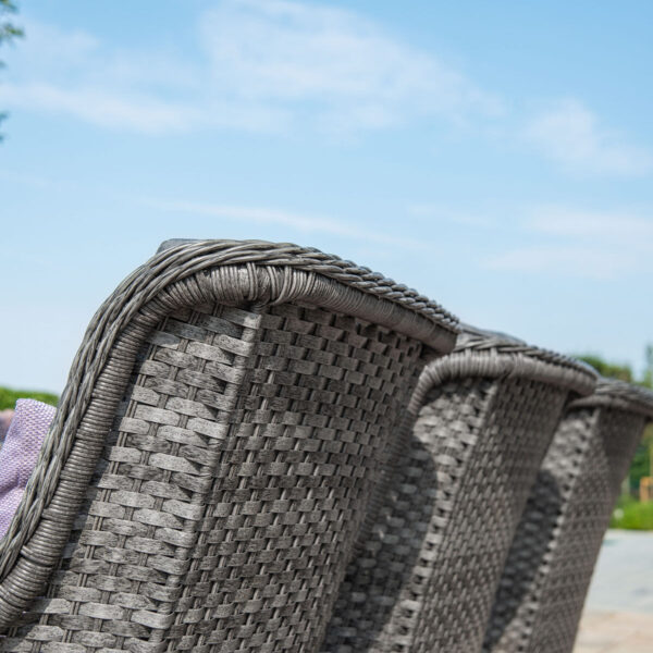 Victoria 6 Seat Round Rattan Dining Set