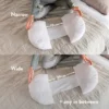 Back and belly pillow with British organic wool filling - Pregnancy pillow