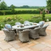 Oxford-Heritage-8-Seat-Rattan-Oval-Dining-Set Oxford β Venice 8 Seat Oval Rattan Dining Set with Ice Bucket