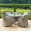 Oxford-Venice-4-Seat-Round-Rattan-Dining-Set-3 Oxford Venice 4 Seat Round Rattan Dining Set
